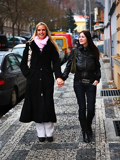 Maya and her girlfriend