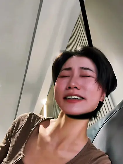 Stretch her neck tighter