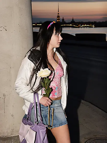 Young coed Olesya had