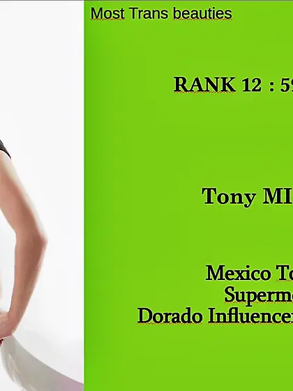 12th Supermodels category : Tony MIRANDA
