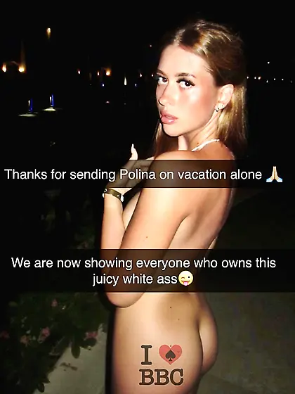 My love polina kulikovskaya became blacked on trip