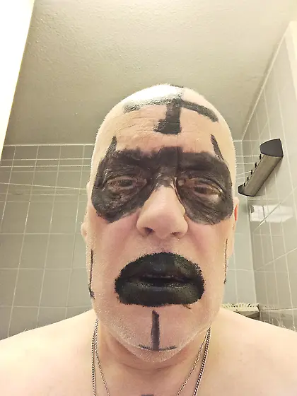 Satan slave is ready for his Enema sacrifice