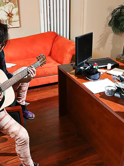 Very naughty young chicks Raven Rockette and Maddy Oreilly strip