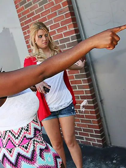 Naughty chicks Lexi Kartel and Maserati XXX help each other fuck