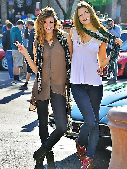 Naughty Romi FTV and Raylene FTV take off pants and panties and