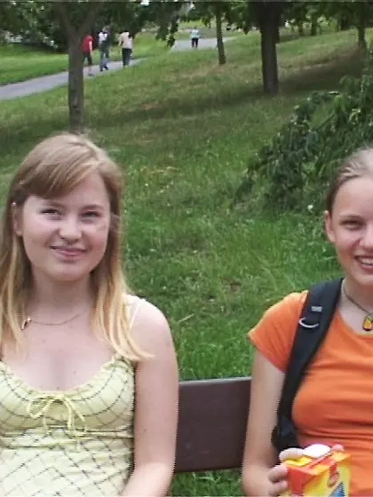 Brunette babe brown blouse