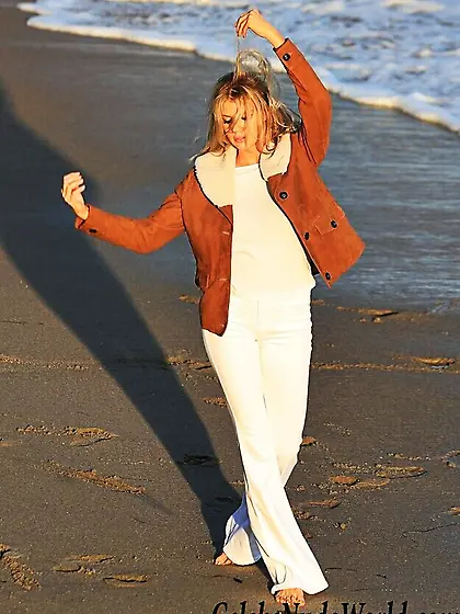 Charlotte McKinney sexy photoshoot at beach