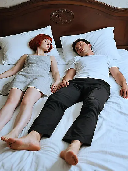 Young couple dead in their bare feet