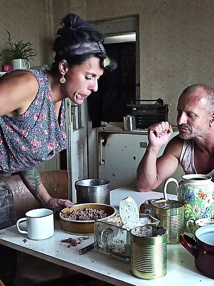 Slim mother daughter