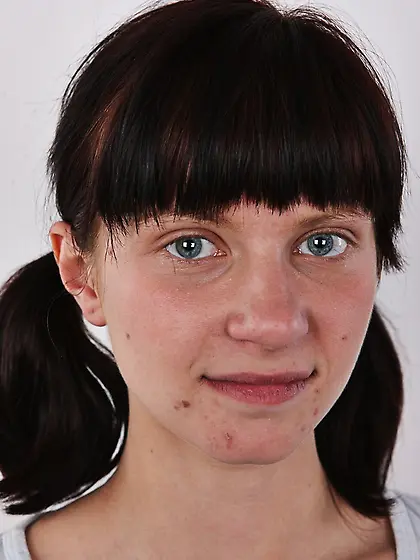 Beguiling girl white shirt
