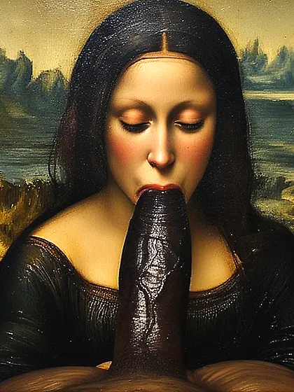 Nobildonna succhiando Cazzo - Tuscany school