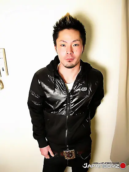 Japanese hunk takes black