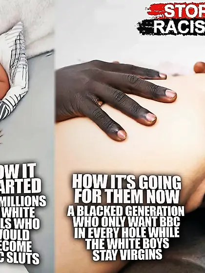 BNWO porn Captions.  End racism.  pro interracial