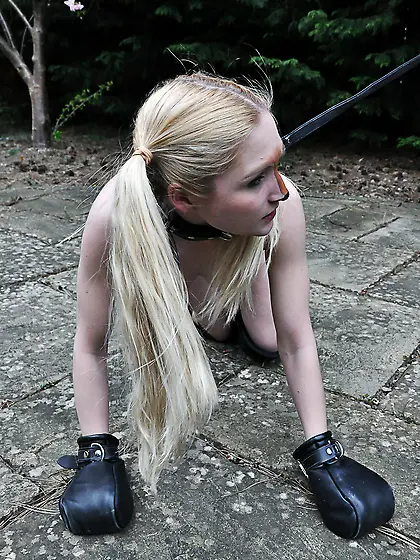 reluctant puppygirl rachelle petgirl petplay