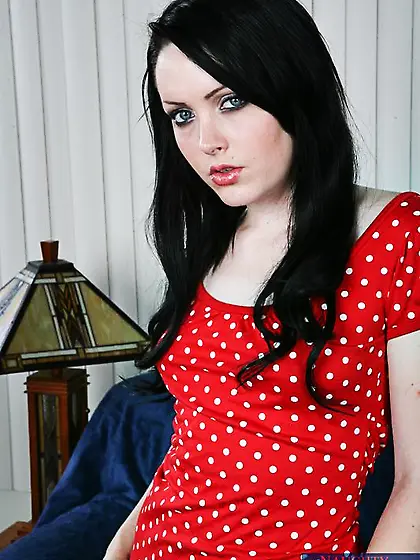 Pale skinned brunette Reagan Maddux gets boned after she takes o