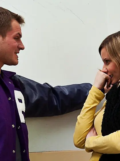 Young dude tied drilled