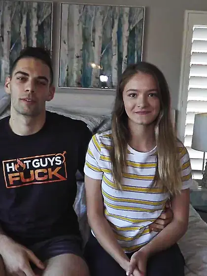 Petite blonde teen pounded hard by hot guy