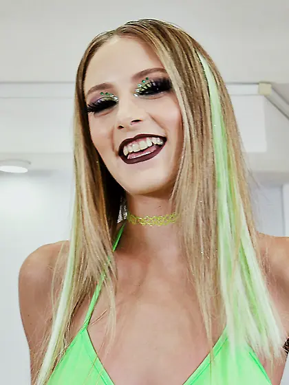 Kyler Quinn gets drilled by two massive cocks