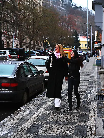 Maya and her girlfriend