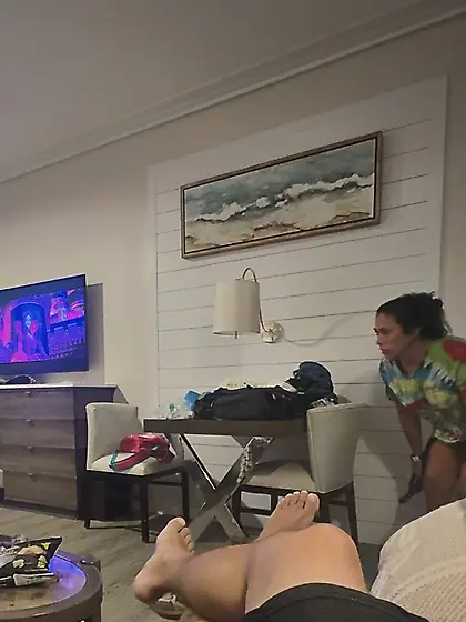 Spy girlfriend hidden cam changing