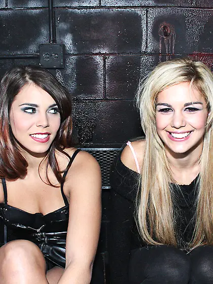 These lovely babes are up for some mean stuff.  They want to get