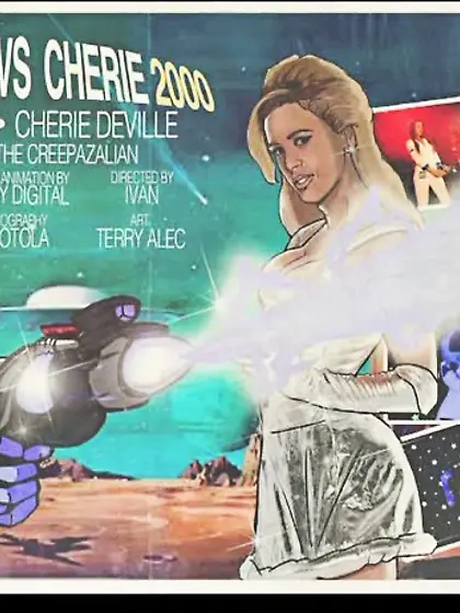 Intergalactic lesbian sex scene