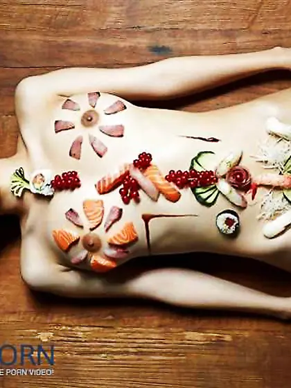 Konata And Lulu - Human Sushi Plate Part II