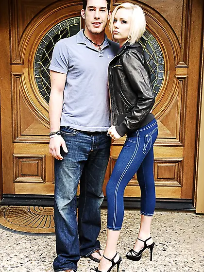 Tasty blonde black jacket