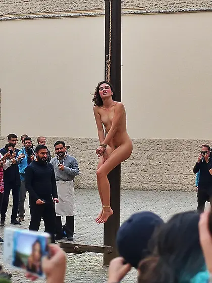 Prisoner of war being executed