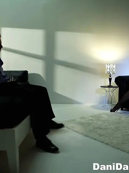 Tempting brunette black net