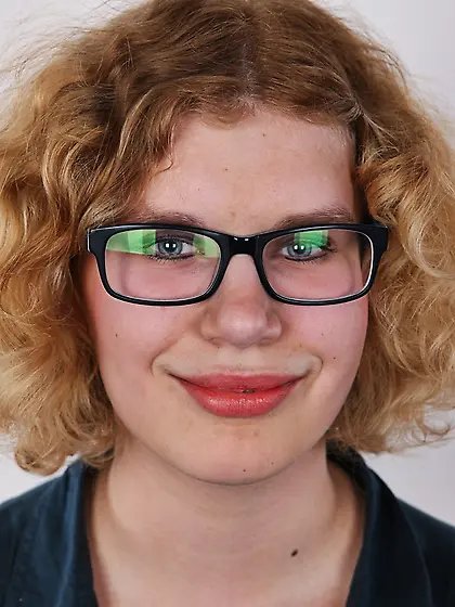 Awesome curly blonde bitch