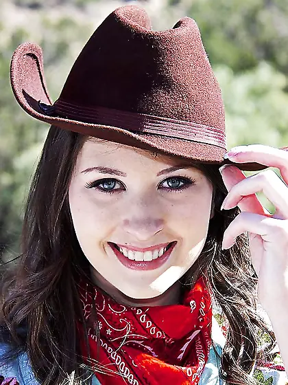 Big tits naked cowgirl