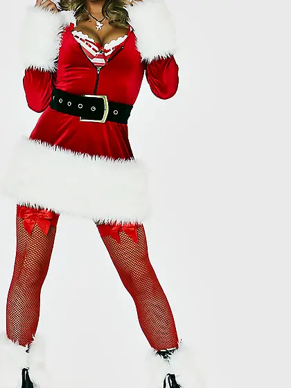 Bree Olson under the tree