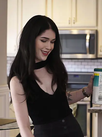 Small tits lesbian clit sucking