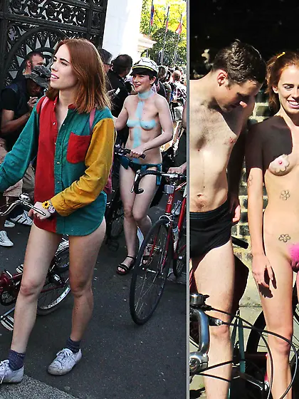 Bikes,  Bodypaint and Public Nudity