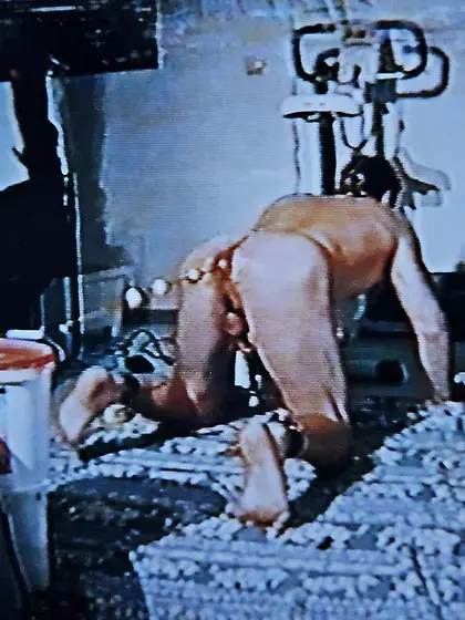 Anal guy ripping out Anal Balls on Cord by crawlin