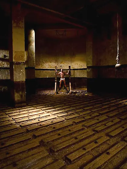 Pierced bdsm master leather