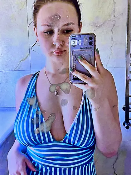 Milk my cock to Arina Ullanova sexy saggy udder