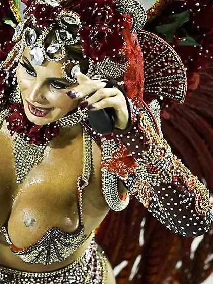 Brazilian carnival ladies