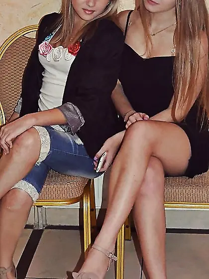 My blonde friend Olga