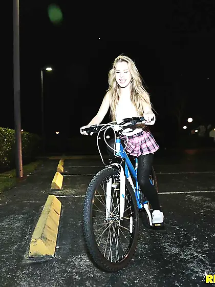 Stockings-clad blond-haired teen lightweight ragdolled on his co