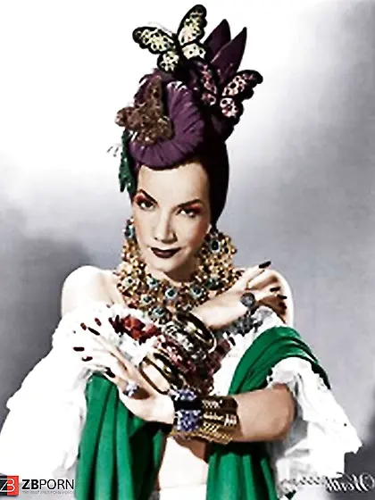 Vintage celebrities - Carmen Miranda
