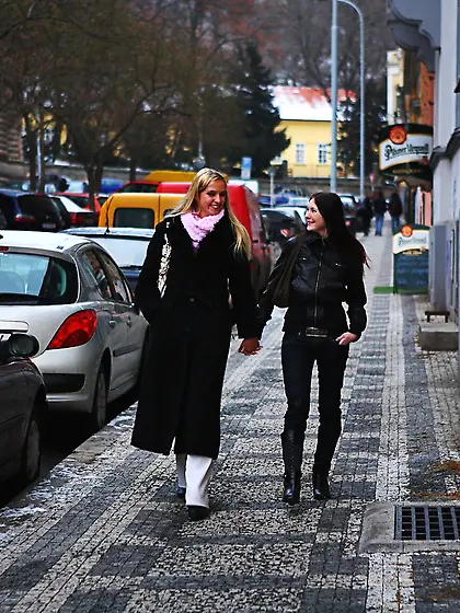 Maya and her girlfriend