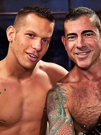 Horny homosexual high inked