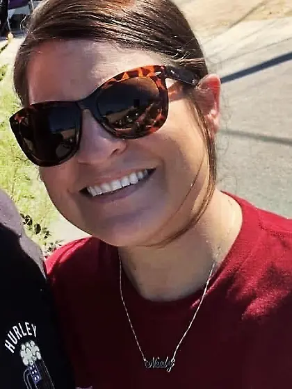 Neely on Texas beach