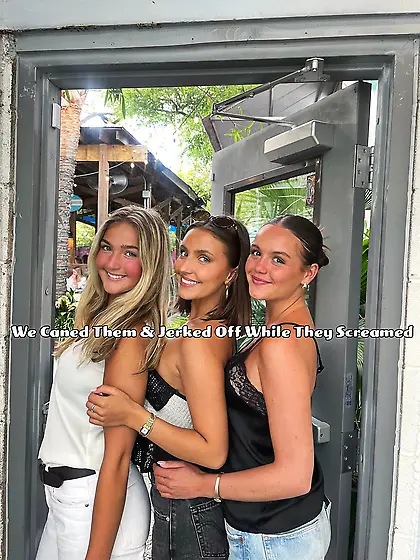 We caned them and jerked off