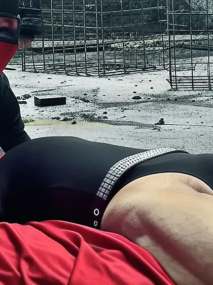 Black Superhero captured in netting. KO and fondle