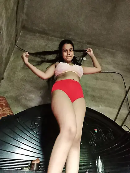 Dirty Indian Wife Showing off her Lover