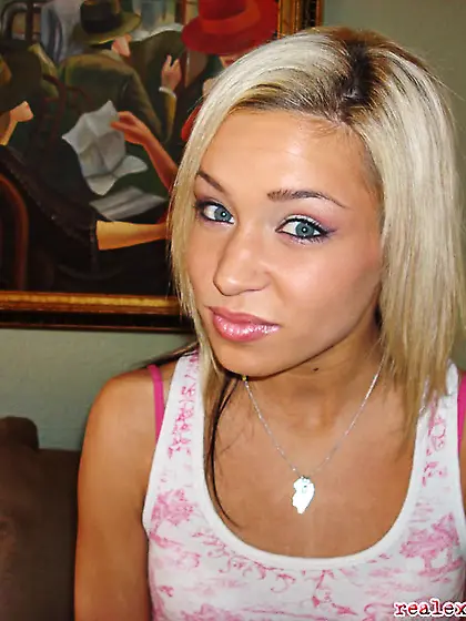 Short blonde hair captivating