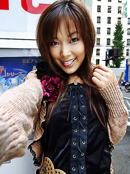 Beautiful sexy chick Yua Aida got on the bed in sexy dress and p